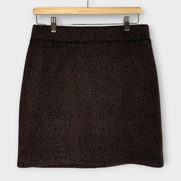 Woolrich Skirt MEDIUM Brown Fleece Winter Hiking Outdoor Cabincore - Picture 2 of 9